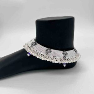 Silver bombay Heavy fancy chumchum payal (aman brand)