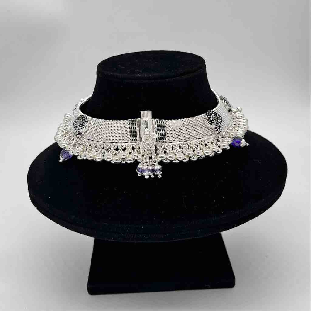Silver bombay Heavy fancy chumchum payal (aman brand)
