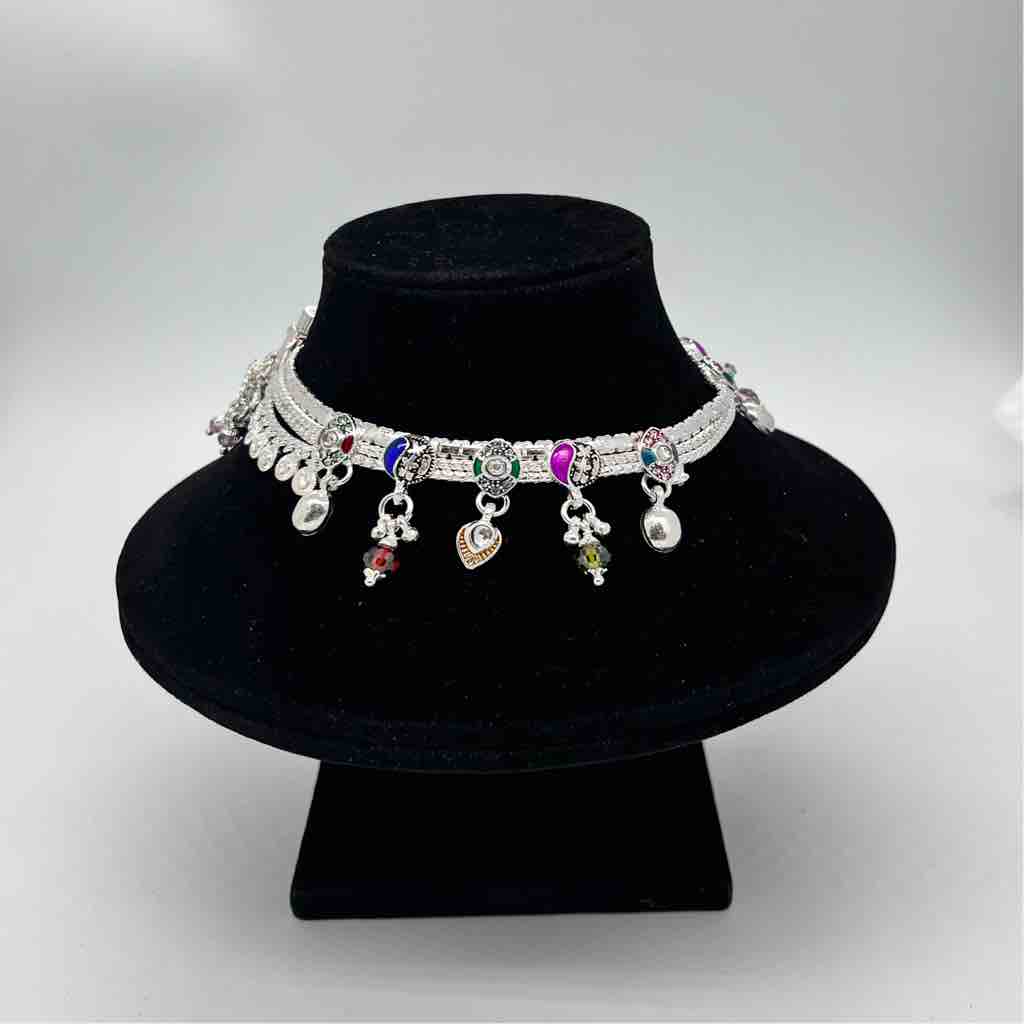 Silver Bombay Fancy Heavy Design Light Weight Payal