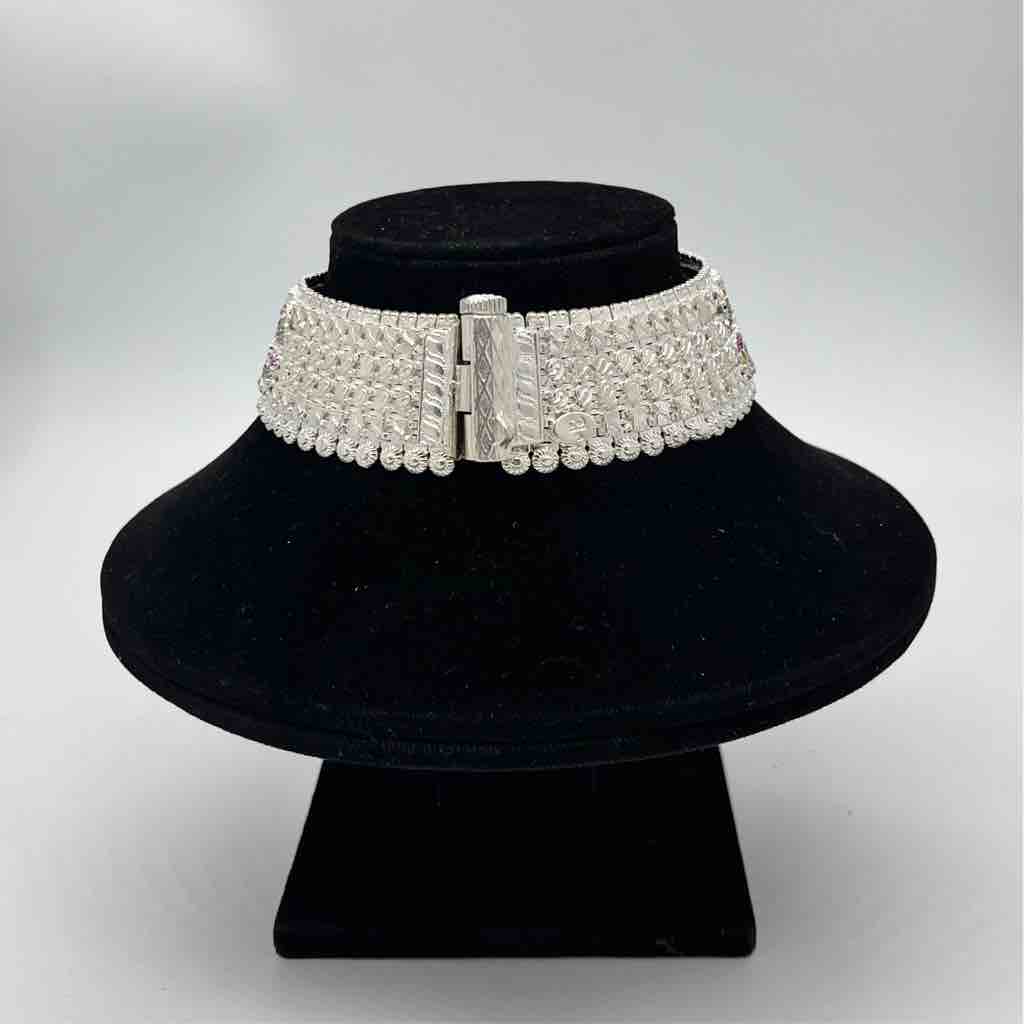 Silver Fancy Heavy Kismat Anklets