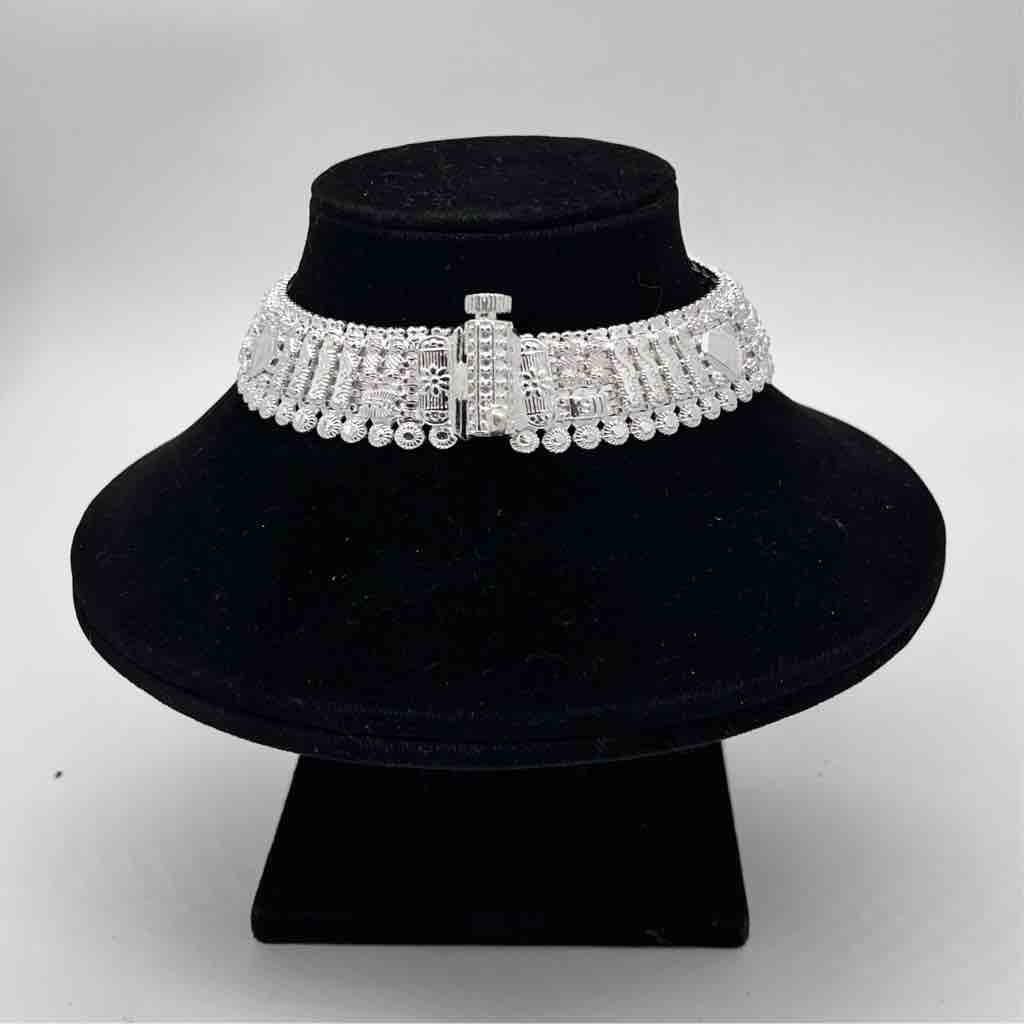 Silver Kismat Fancy Patta Design Payal