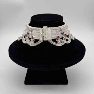 Silver Fancy Heavy Ahmdabadi Jull Anklets