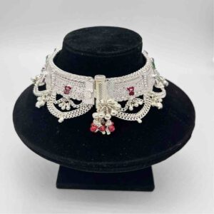 Silver Fancy Heavy Anklets