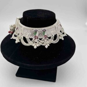 Silver Fancy Heavy Anklets