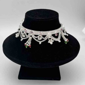 Silver Fancy Light Weight Ahmdabadi Jull Design Payal