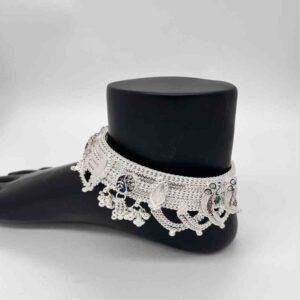 Silver Fancy Heavy Ahmdabadi Design Payal