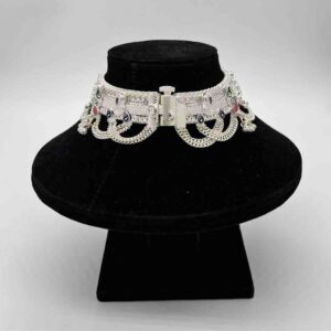 Silver Fancy Heavy Anklets