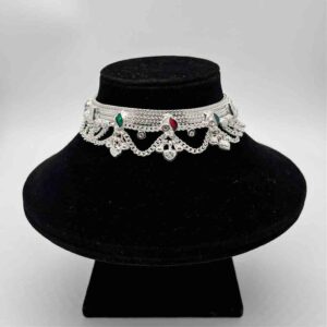 Silver Fancy Light Weight Anklets