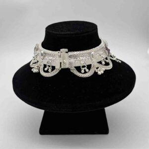 Silver fancy ahmedabadi anklets