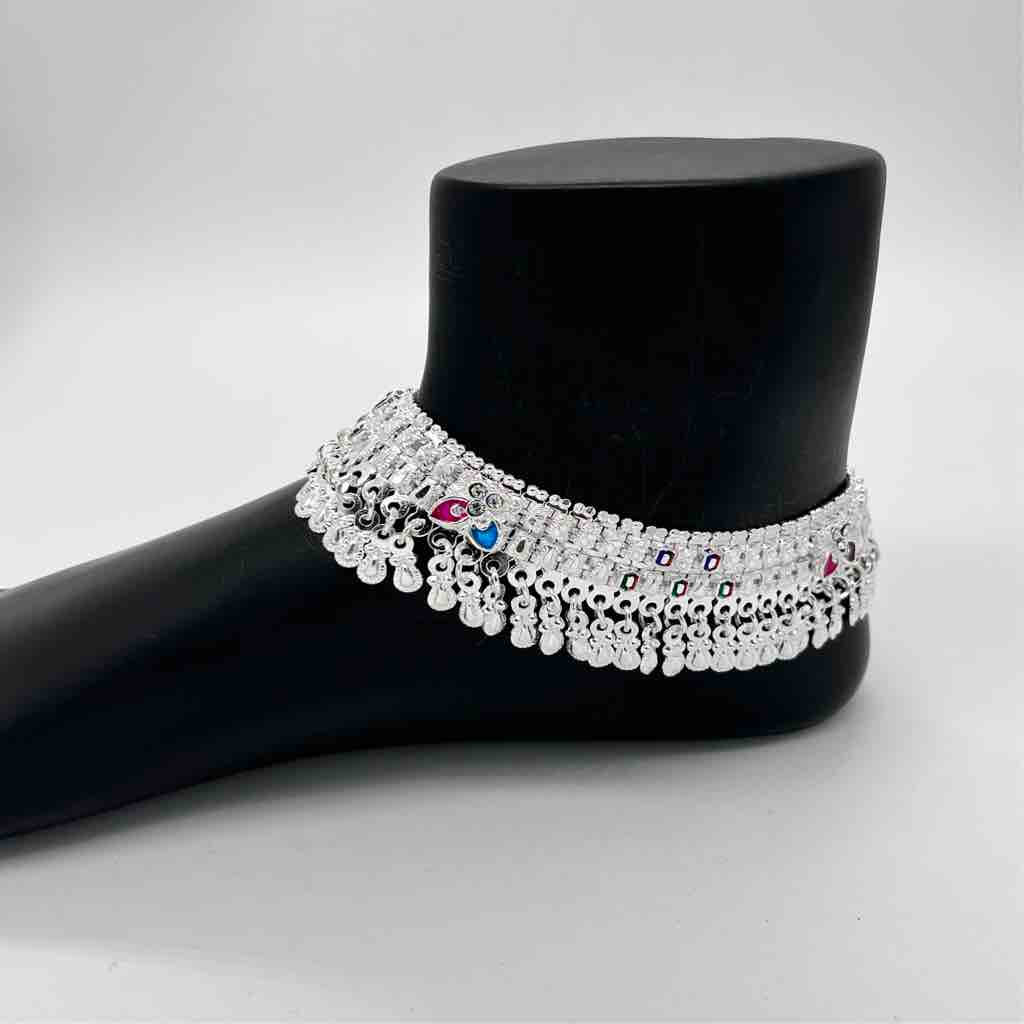 Silver Fancy Kismat Payal