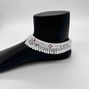 Silver Kismat Fancy Anklets