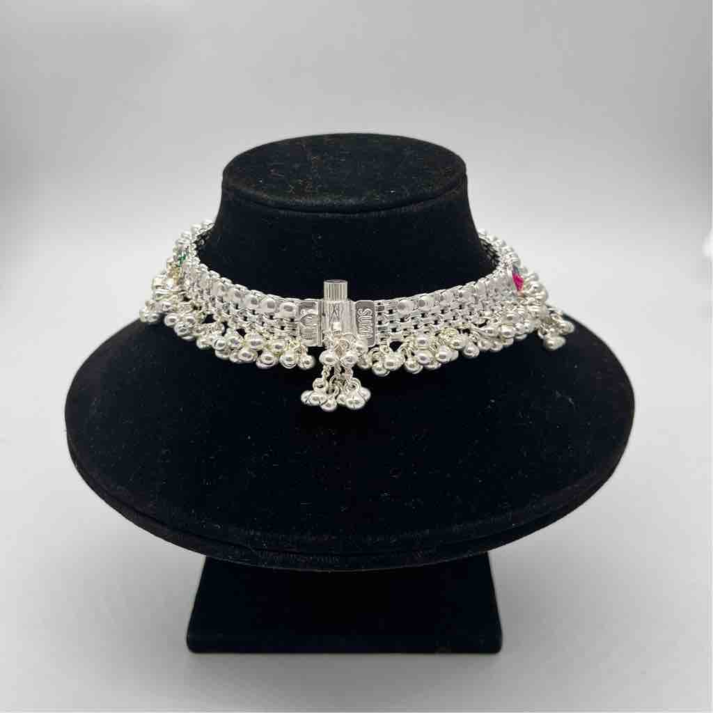 Silver Fancy Aagra Light Weight Chumchum Payal