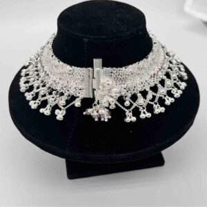 Silver fancy heavy aagra payal