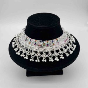 Silver fancy heavy aagra payal