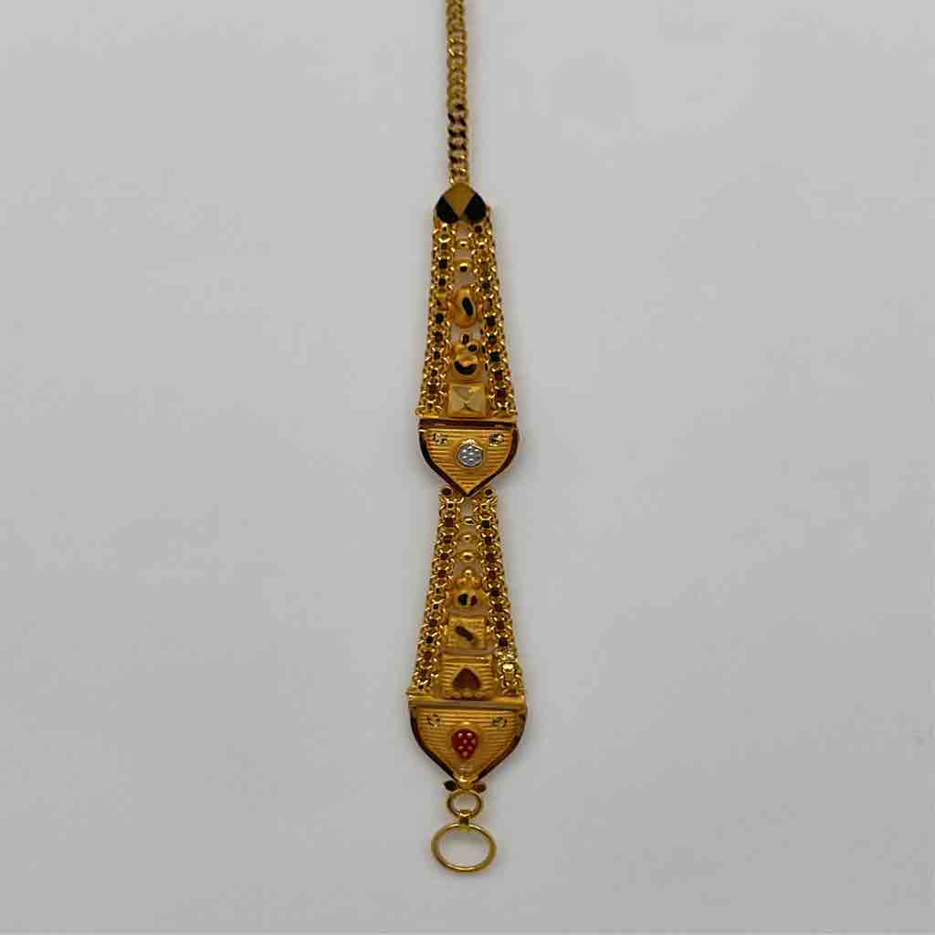 916 Gold Pola Type Fancy Earchain