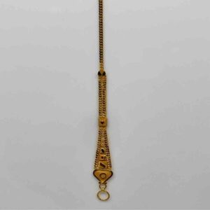 916 Gold Single Line Design Earchain
