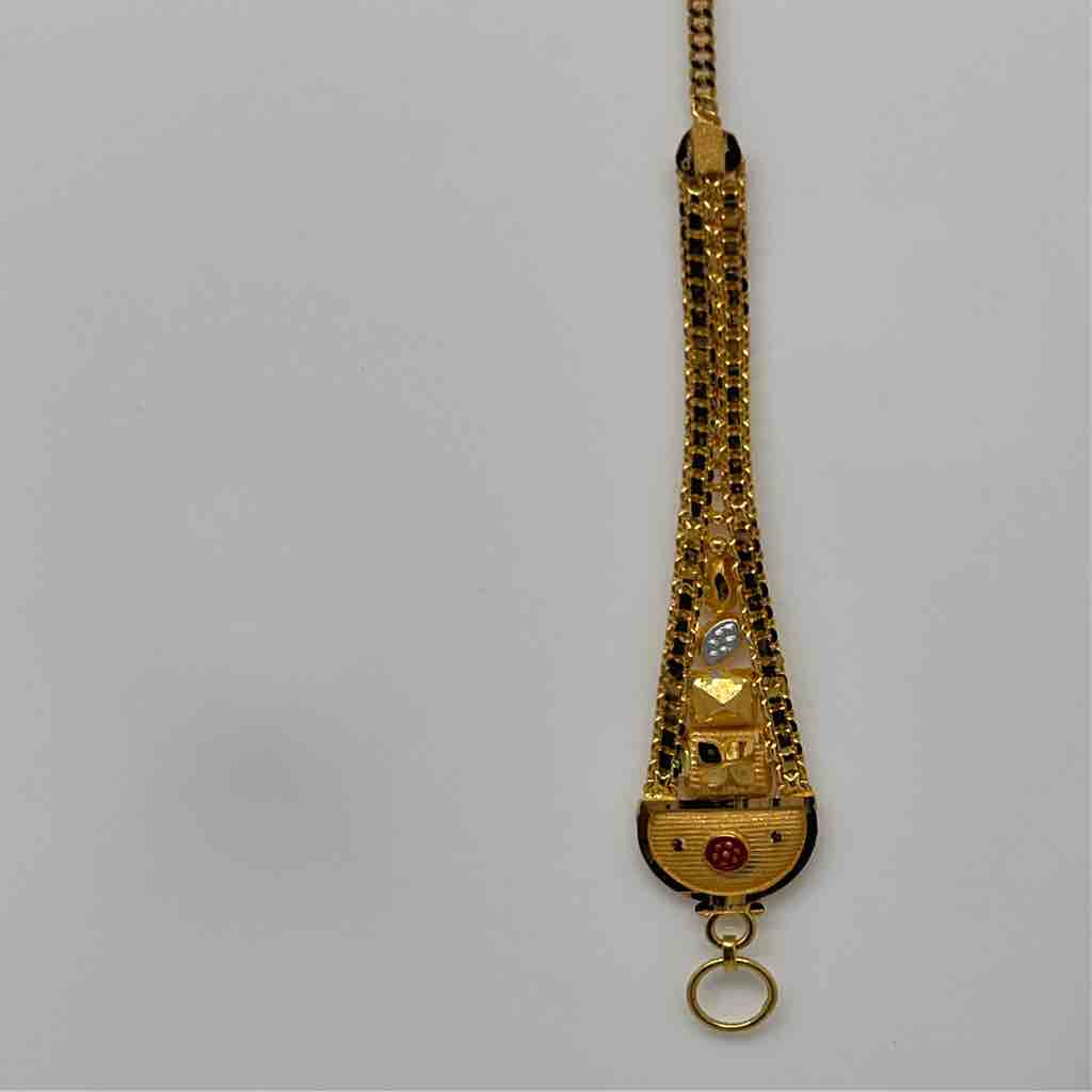 916 gold classic design earchain