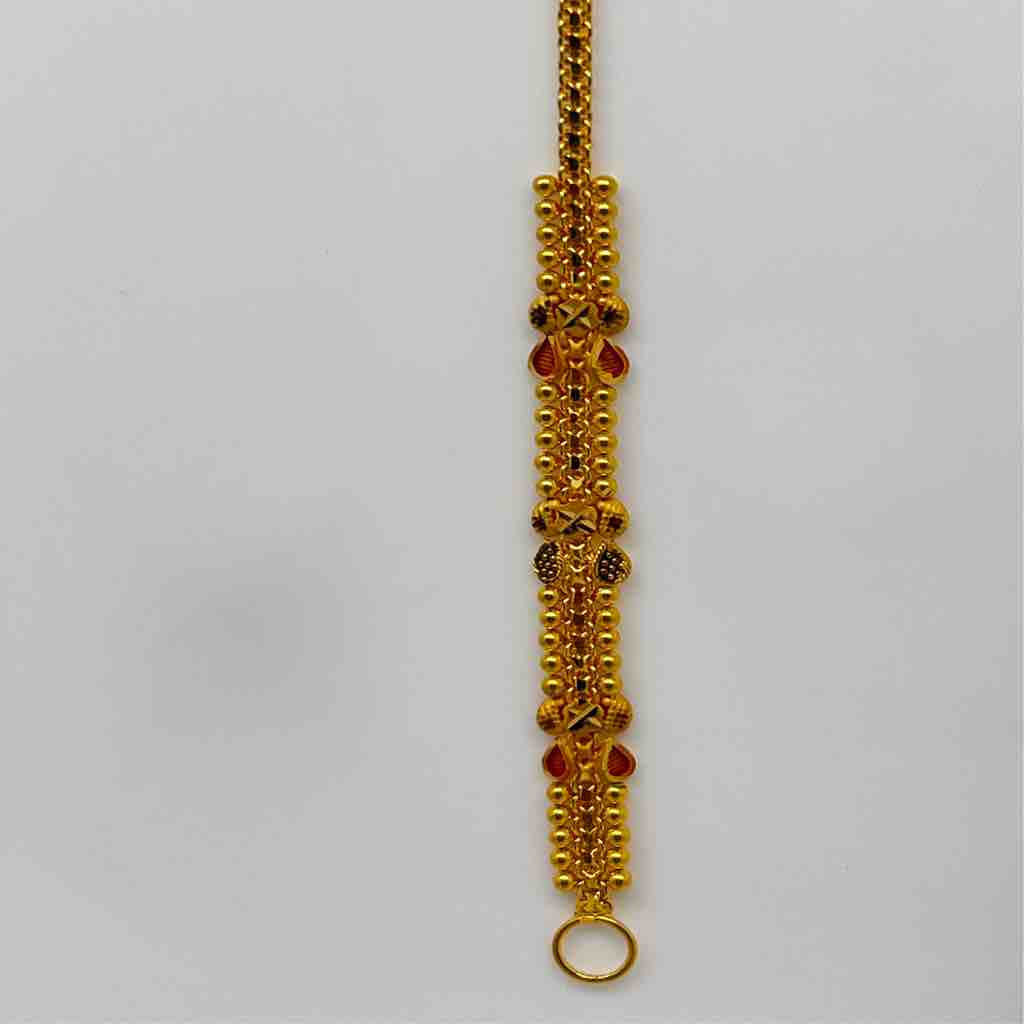 916 Gold Antique Design Earchain