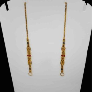 916 gold fancy earchain