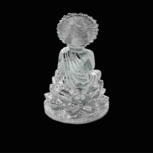 Silver plated Budh Bhgwan Idol