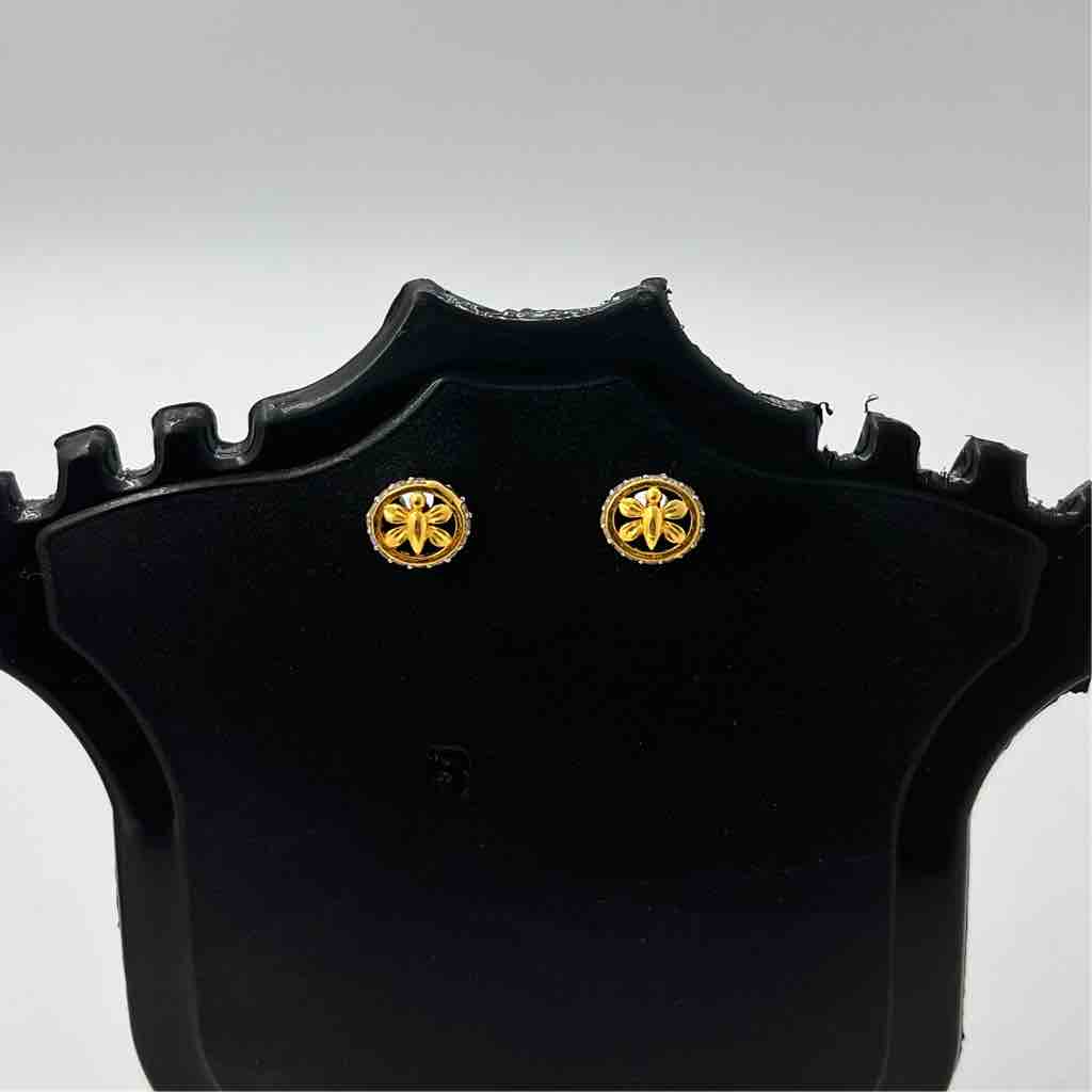 18k Gold Diamond Round Tops