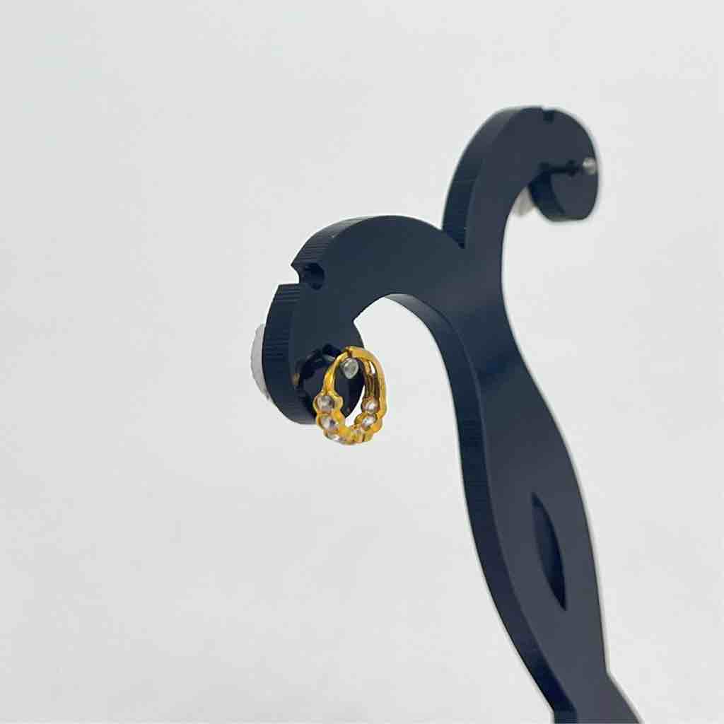 18k Gold Single Piece Diamond Kadi