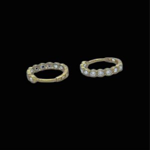 18k  gold  Diamond Design Earrings