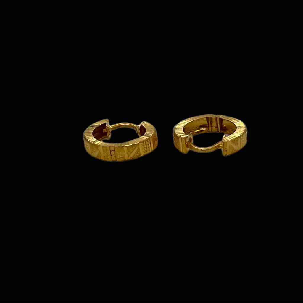 18k gold basket bali & earrings