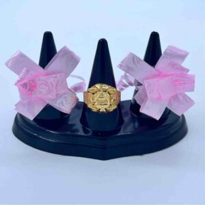916 Gold Light Weight Design Ring