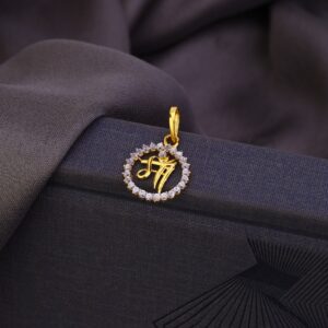18k Gold Maa Daimond Pendant