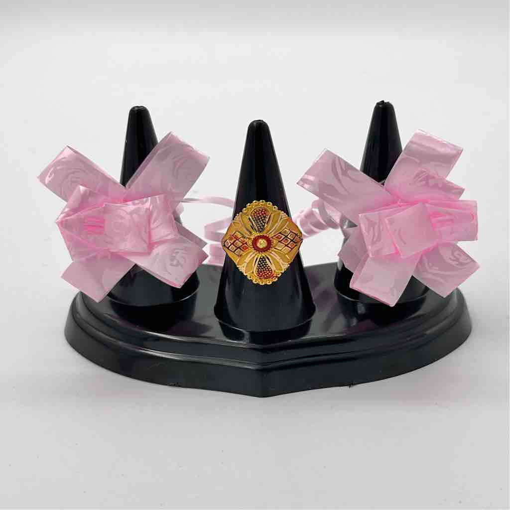 916 Gold Ladies Kalkati Design Ring