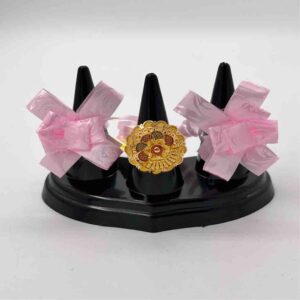 916 Gold Big Kalkati Design Ring