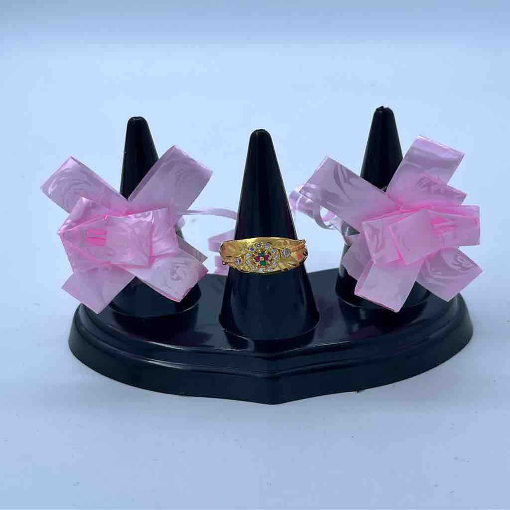 916 gold diamond ring