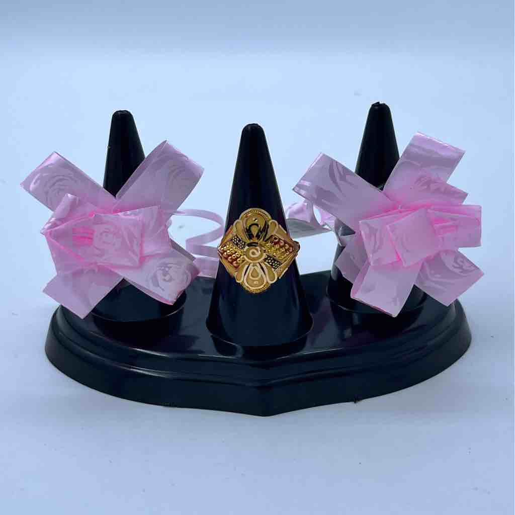 22k Gold Modern Kalkati Ring