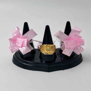 916 Gold Flower Design Ring