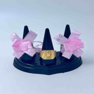 916 Gold Ashok Chakr Design Ring