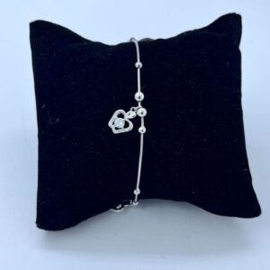 925 sterling silver adjustable Diamond bracelet