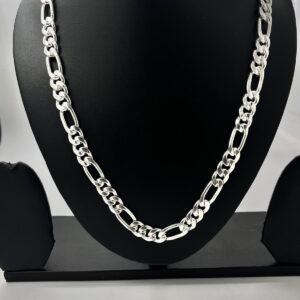 Silver Big Design Sachin Chain