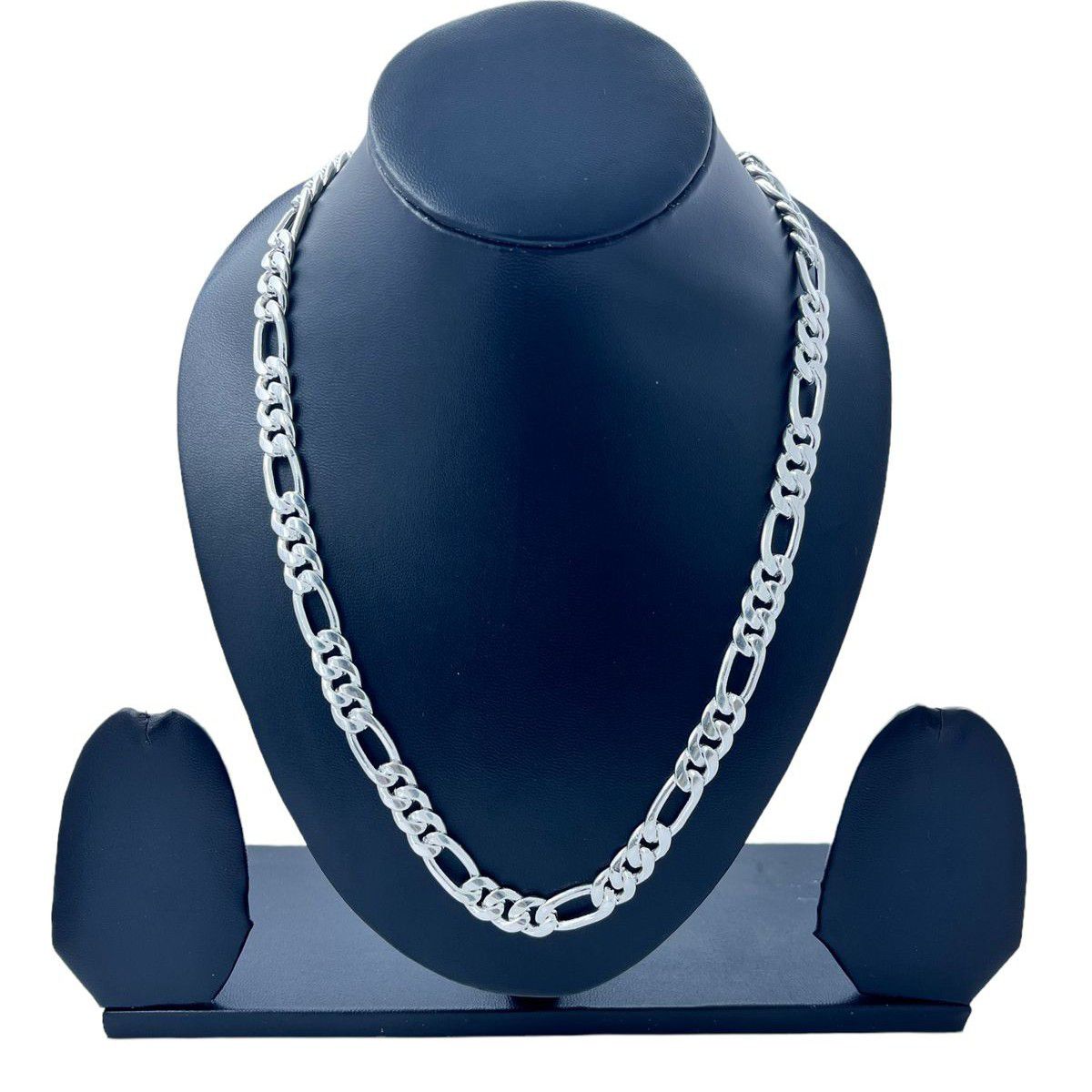 Silver Big Design Sachin Chain