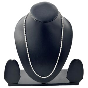 Silver Box Rava Design Chain