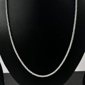 Silver Hollow Chain