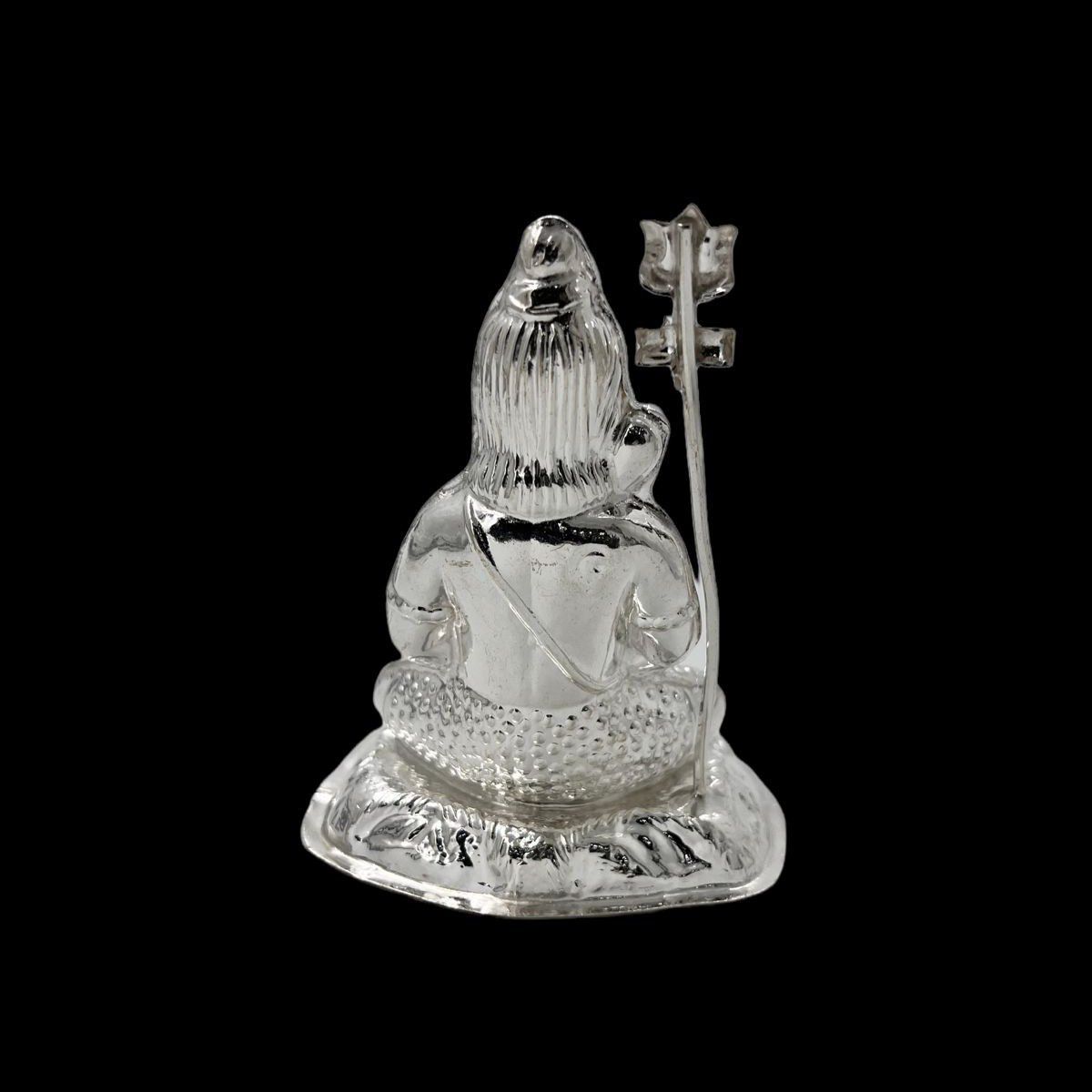 Silver Bholenath Idols