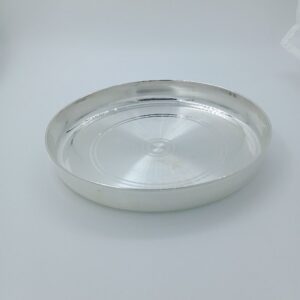 Silver pooja item regular size Thali
