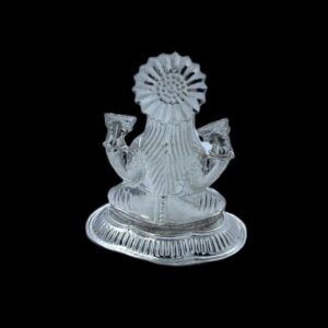 Silver design in laxmi ji (??????? ??) idol