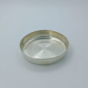 Silver Pooja Item Simple Design Thali(dish)