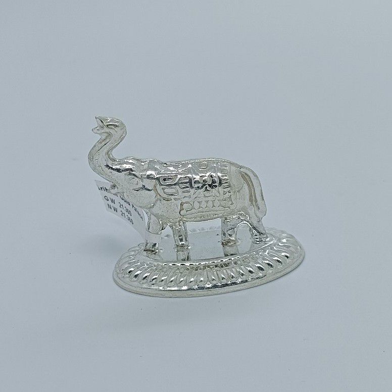 Hathi(??, ????) Design In Silver Idol