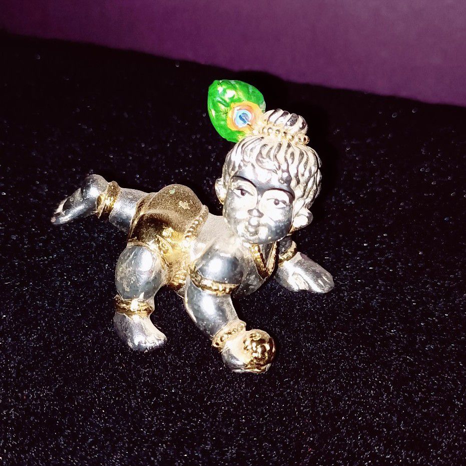 Silver Plated ??? ????? (Krishnaji)