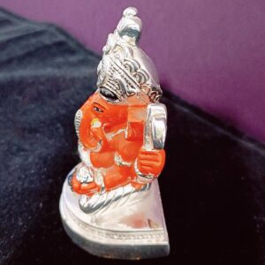 Silver Plated Sidhi-Vinayak (?????? ??????, ??????)Idol