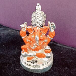 Silver Plated Sidhi-Vinayak (?????? ??????, ??????)Idol