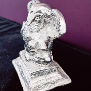 Ganpati Bappa Idol In Silver Plated
